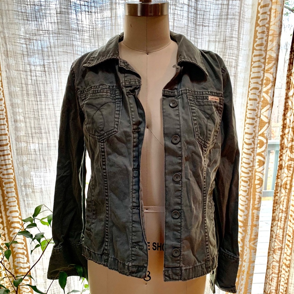 Calvin Klein Jeans 90s Look Khaki Jacket